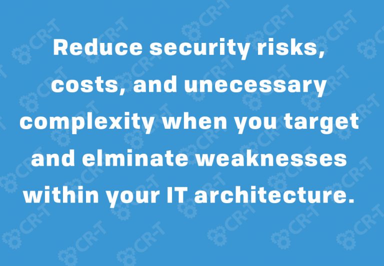 Warning Signs of Bad IT Architecture - CR-T | Managed IT Services Utah